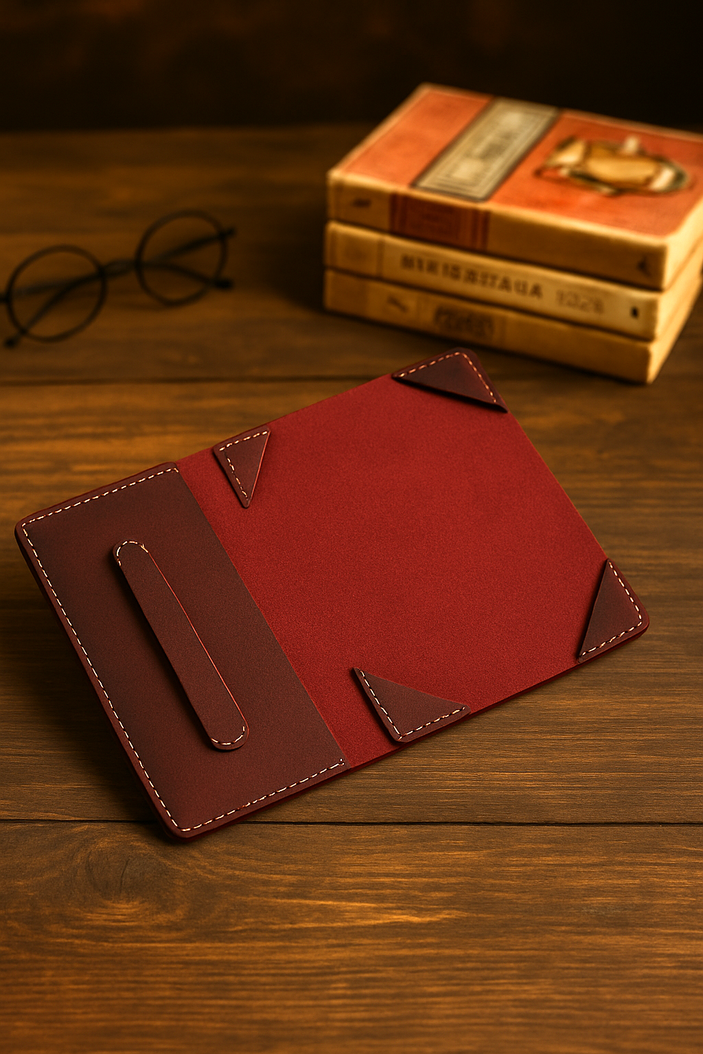 Handmade Leather Kindle Paperwhite Case With Hand Strap