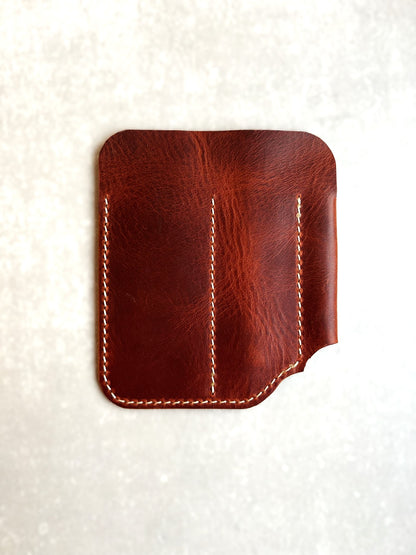 EDC Pocket Organizer- Handmade Crazy Horse Style Italian Leather